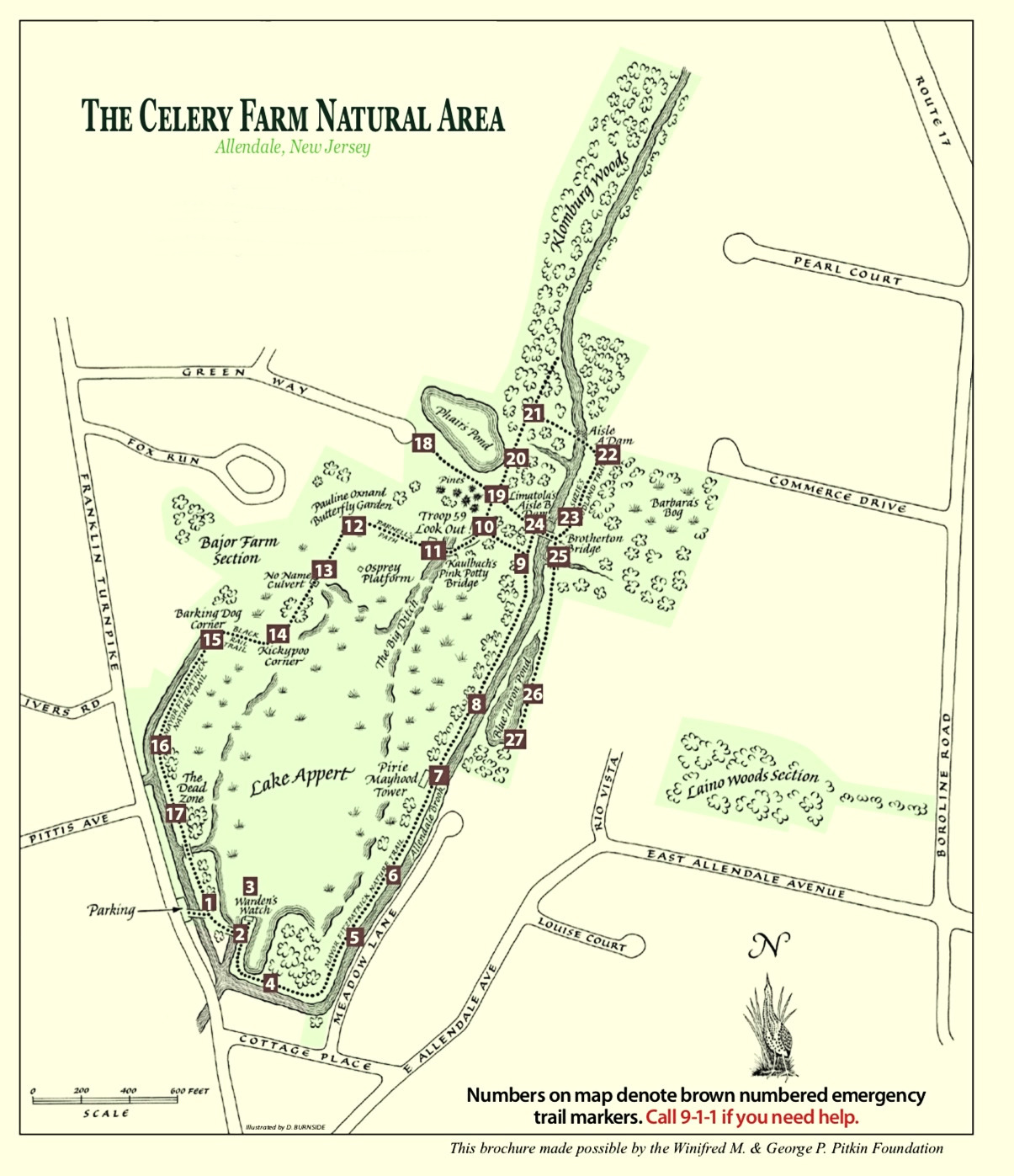 The Celery Farm Map