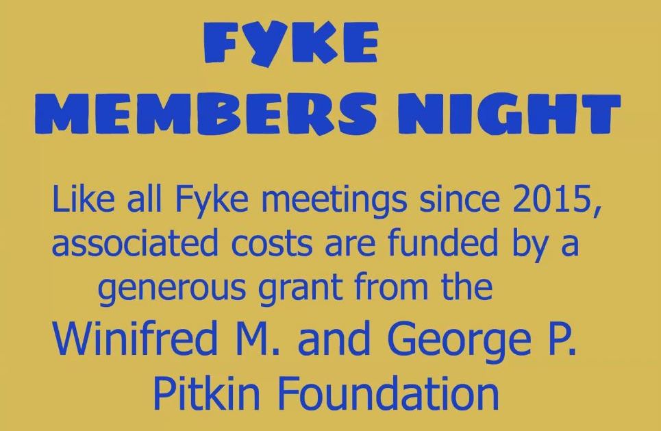Fyke Members Night 2022
